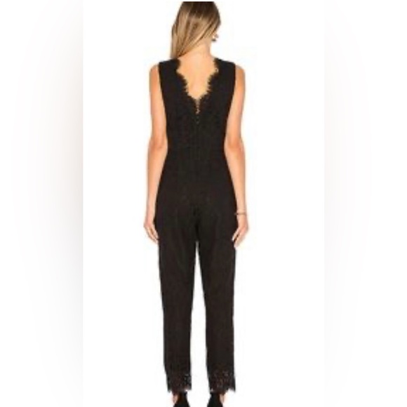 Cupcakes & Cashmere black lace jumpsuit, size 4 - Picture 2 of 6